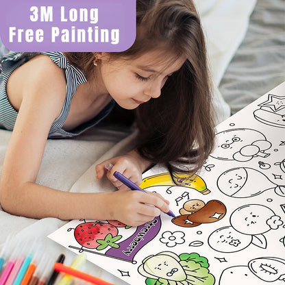 ColourScroll: Rollo gigante de dibujo DIY para pequeños artistas