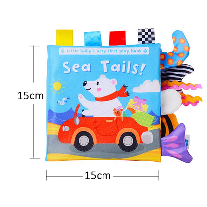 Touch &amp; Discover: Libro de tela en 3D de alto contraste para bebés