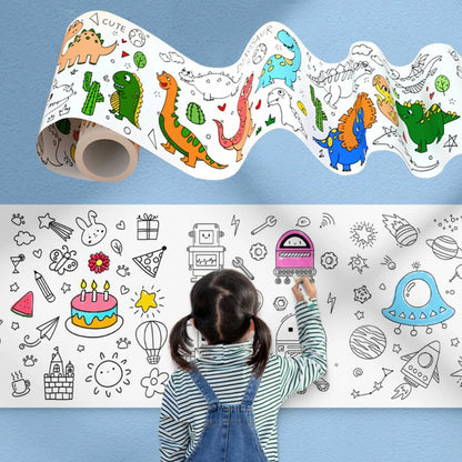 ColourScroll: Rollo gigante de dibujo DIY para pequeños artistas