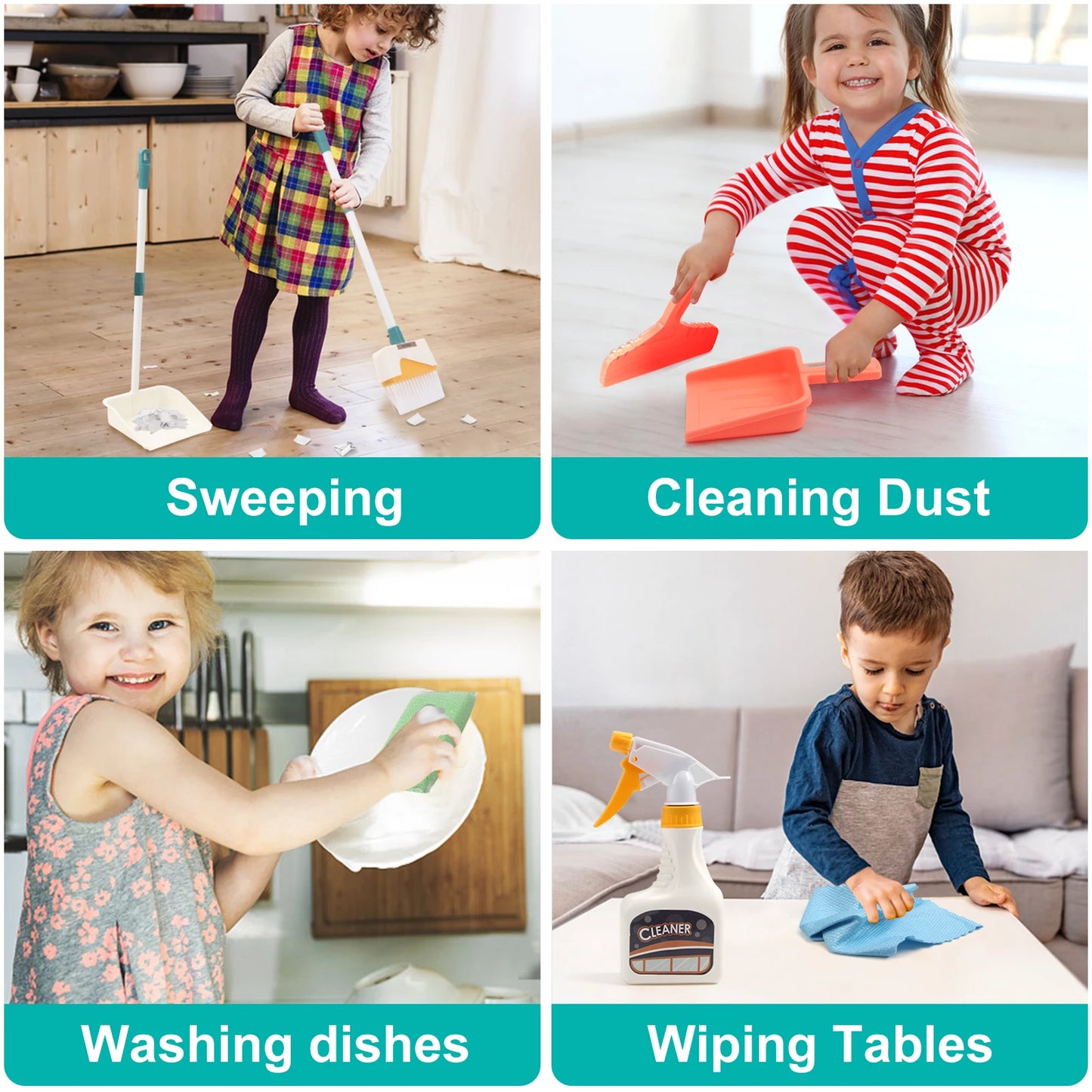 Magic Shine: divertido kit de limpieza para niños