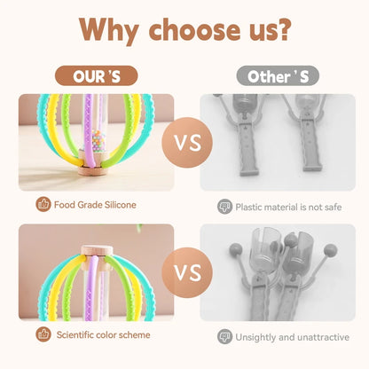 RainyRattle: Sensory Play & Teething Companion