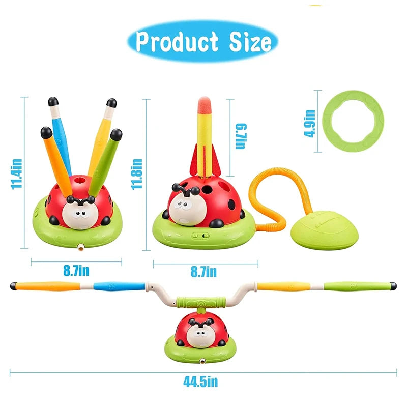 JumpBug: 3-in-1 Ladybug Sports & Play Set