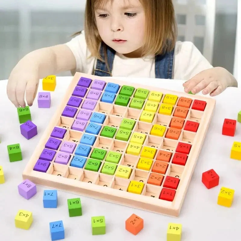 Montessori Math Magic: Wooden Multiplication Mastery Board