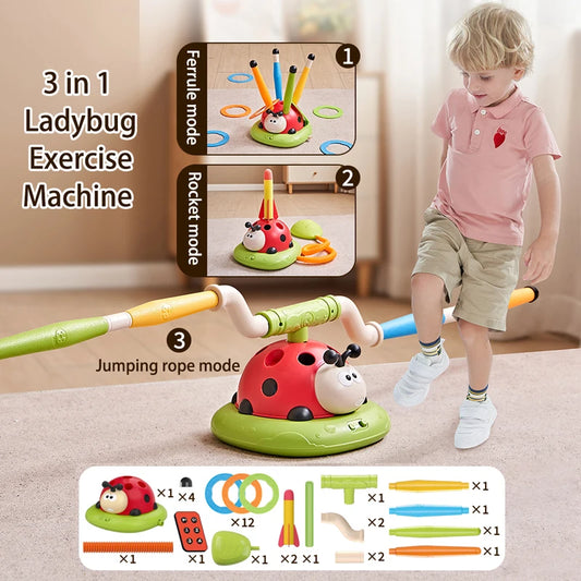 JumpBug: 3-in-1 Ladybug Sports & Play Set