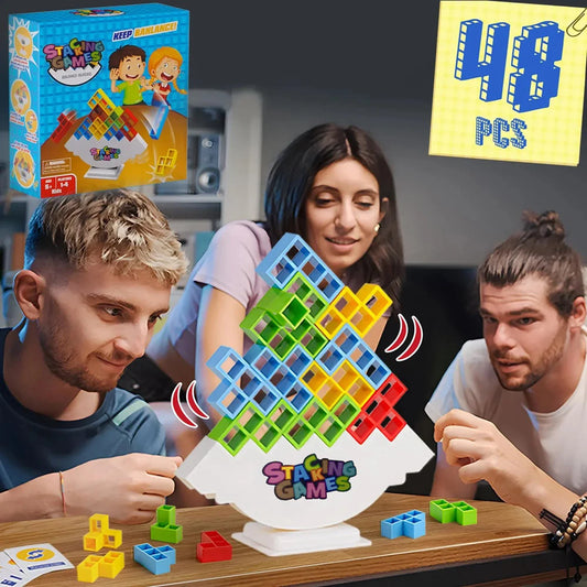 Tetra Tower Challenge: un juego de equilibrio con bloques