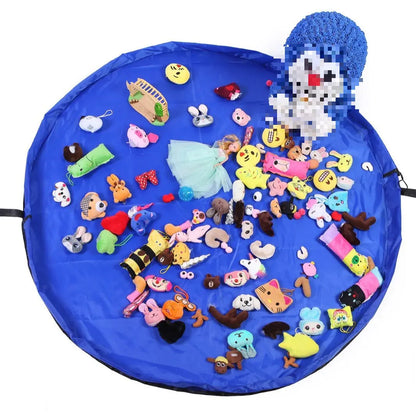 PlayBag Express: Bolsa para guardar juguetes y tapete de juego 2 en 1 para bloques de construcción