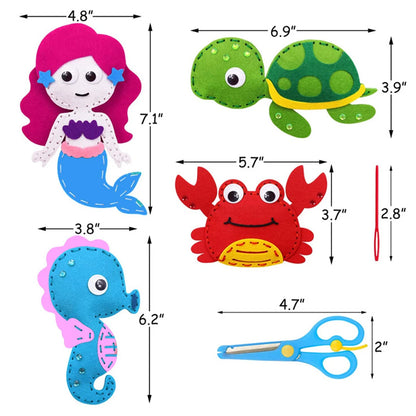 Stitch &amp; Snuggles: Kit de costura para principiantes para niños